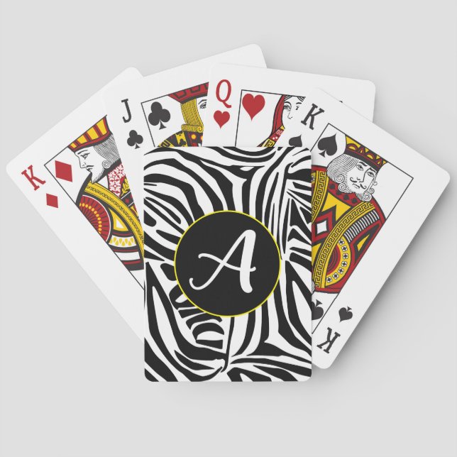 Zebramönster Casinokort (Baksidan)