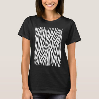 Zebramönster Karnevalskostym Zebraringar Fin T Shirt