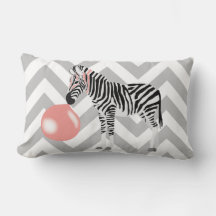 Zebran Bubble Gum blåser bubbla