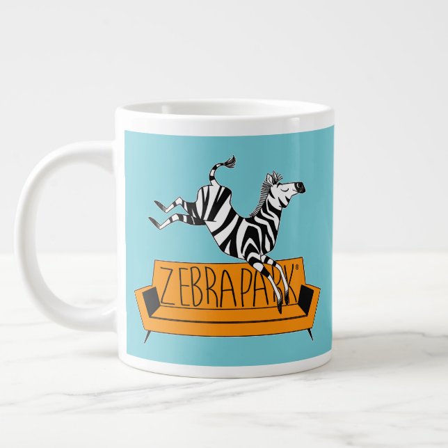 ZebraPark Logotyp Mugg Jumbo Mugg (Vänster)