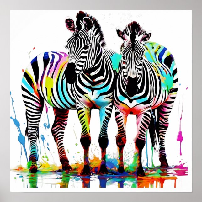 Zebraposter Poster (Framsidan)