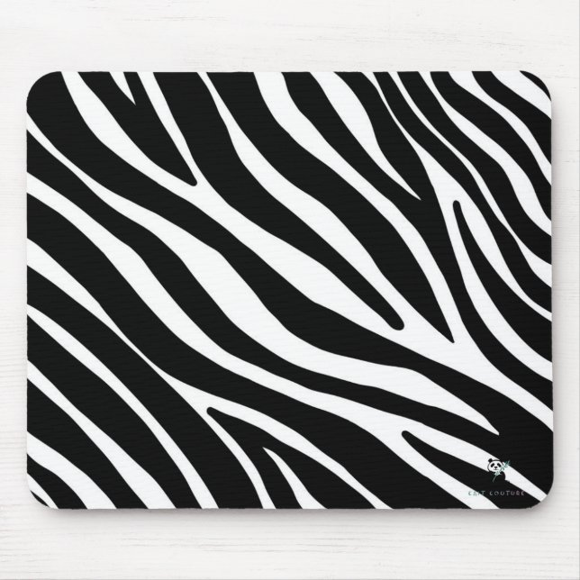 Zebraprint muismat musmatta (Framsidan)