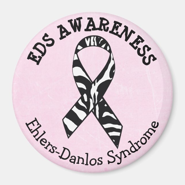 Zebröder EDS Ehlers-Danlos syndrome Magnet (Framsidan)