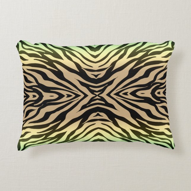 Zebröder i skogen prydnadskudde (Framsidan)