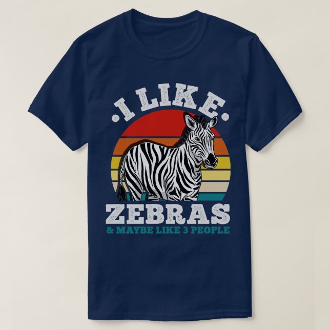 Zebröder Introvert Retro T Shirt (Design framsida)