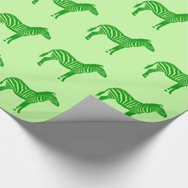 Zebröder - skuggor av Lime Green Presentpapper (Hörn)