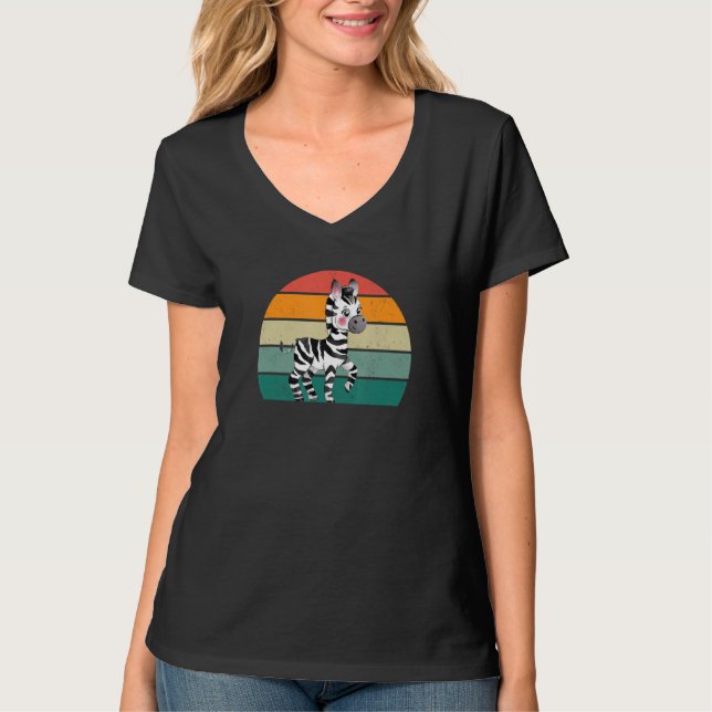 zebröder, svartvit rand-afrika, växtätare t shirt (Framsida)