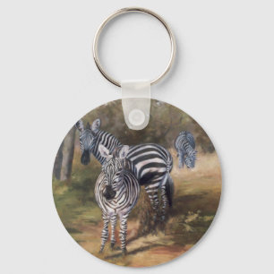 Zebror Keychain Nyckelring