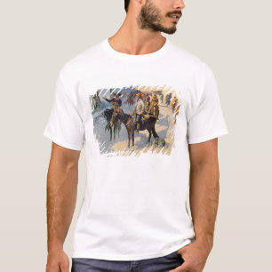 Zebulon Pike som skriver in Santa Fe T-shirt
