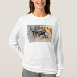Zebulon Pike som skriver in Santa Fe T-shirt