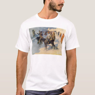 Zebulon Pike som skriver in Santa Fe Tee Shirt
