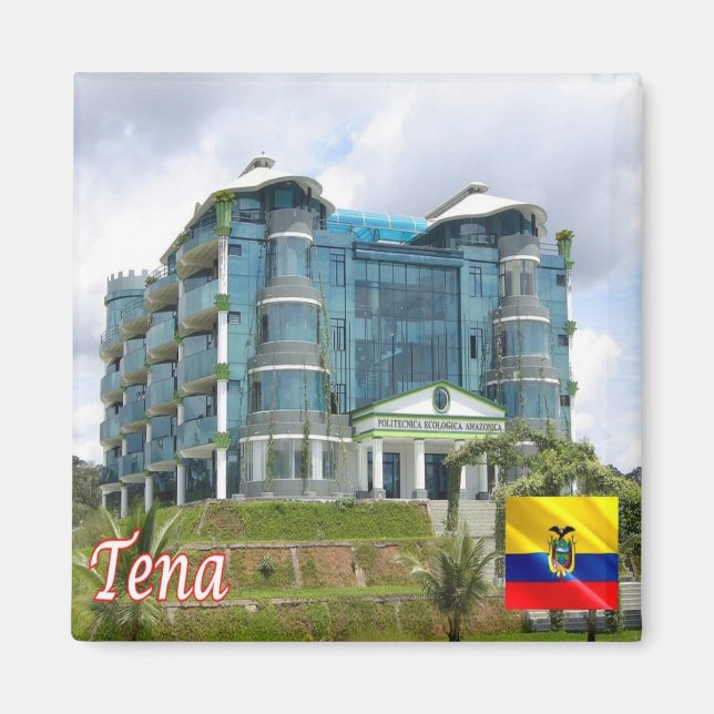 zEC005 TENA, Ecuador, Amerika, Fridge Magnet (Framsidan)