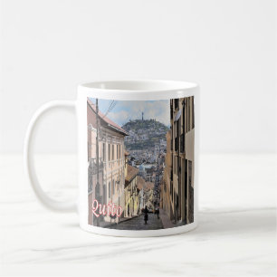 zEC009 QUITO, Gamla stan, Amerika, Kaffemugg