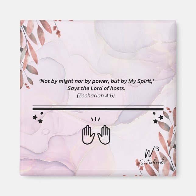 Zech 4:6 magnet (Framsidan)