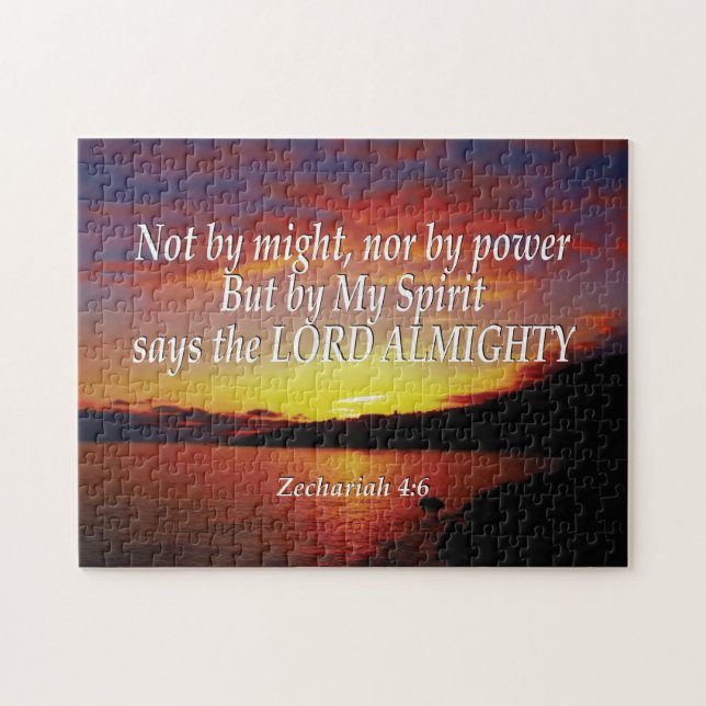 Zechariah 4:6 INTE PER MIGHT ELLER PER POWER Chris Pussel (Horisontell)