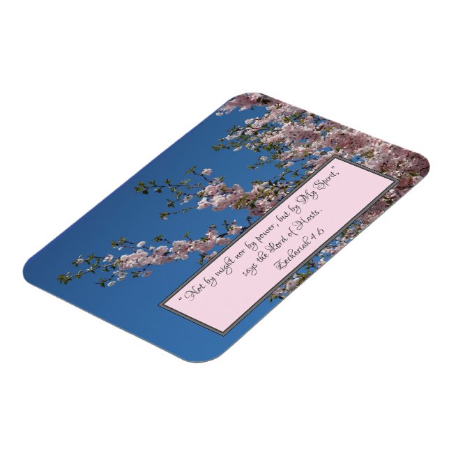 Zechariah 4 cherry träd magnet (Vänstra Sidan)