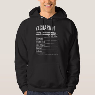 Zechariah betjänar Storleka kalorier för näringset Hoodie