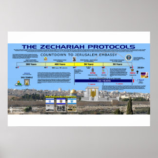 Zechariahprotokollen - Jerusalems ambassad Poster