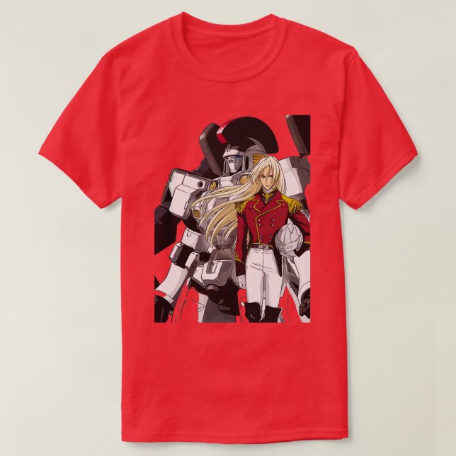 Zechs och Tallgeese Gundam Vinge T Shirt (Design framsida)