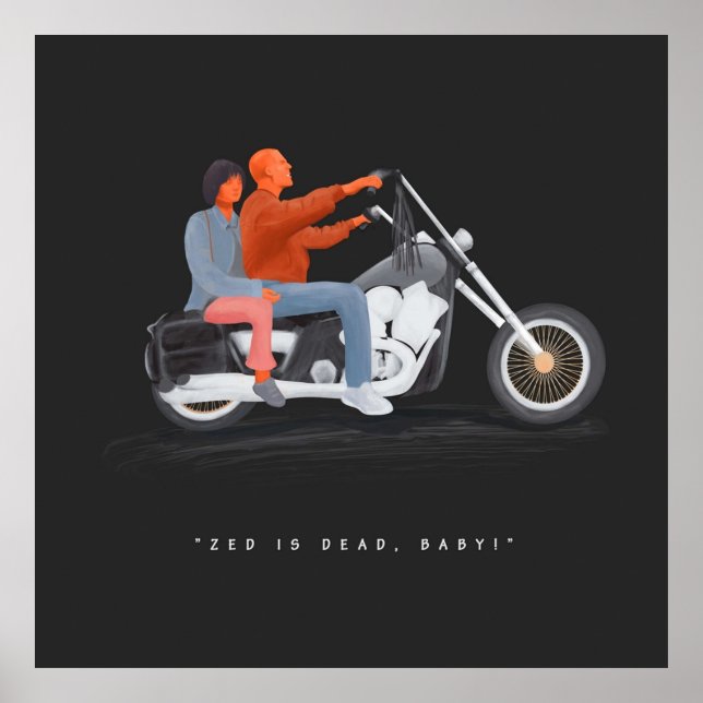 Zed är Dead Poster (Framsidan)