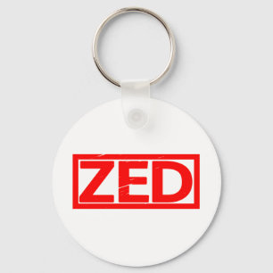 Zed Frimärke Nyckelring