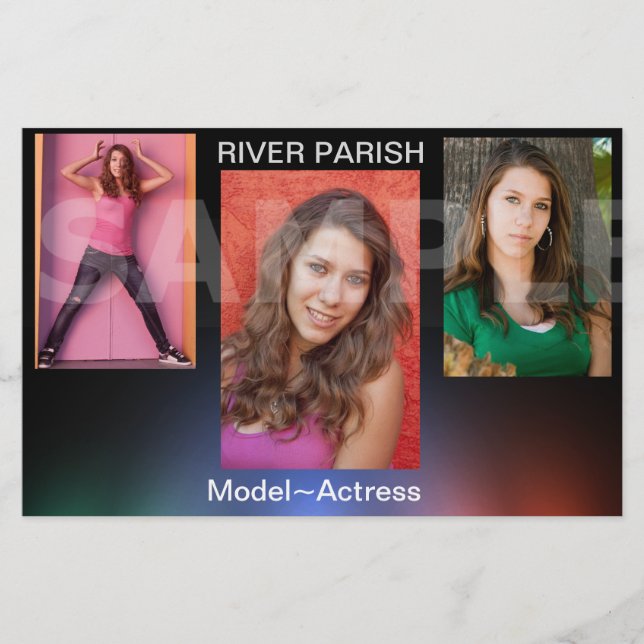 Zed-nummer för överkomliga modellheadskott flygblad (Framsidan)