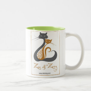 Zee & Zoey Cat Logotyp Mugg