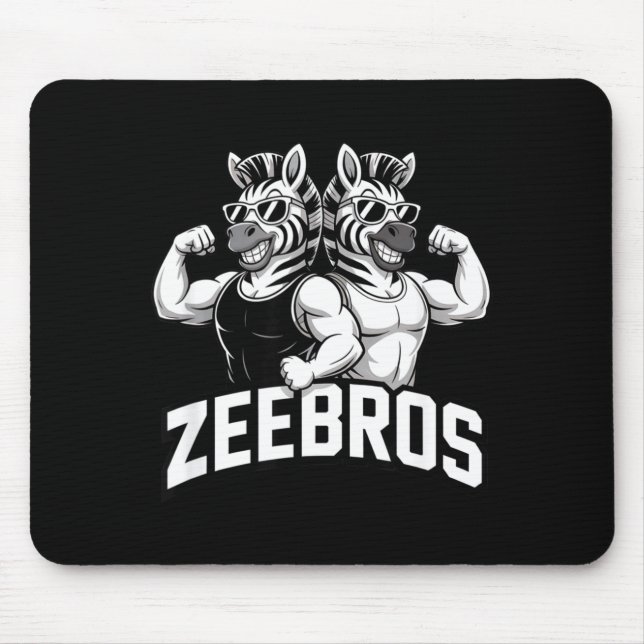 Zeebros Cute Zebra Duo Design For Zebros Lovers  Musmatta (Framsidan)