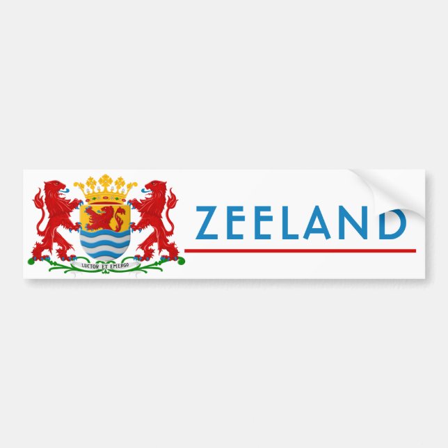 Zeeland Bildekal (Framsidan)