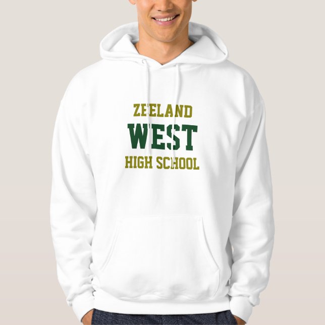 Zeeland Väster High School Hoodie (Framsida)
