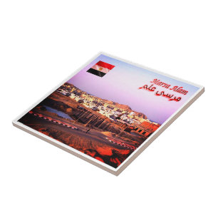 zEG037 MARSA ALAM, Red Sea, Egypten, Afrika Kakelplatta