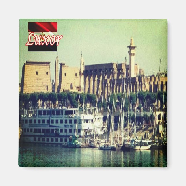 zEG049 LUXOR, EGYPTEN, Afrika, Fridge Magnet (Framsidan)