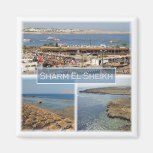 zEG064 SHARM EL SHEIK, Red Sea, Mosaic, Fridge Magnet