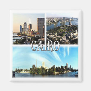 zEG067 CAIRO, Egypten, Mosaic, Afrika Magnet