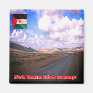 zEH005 NORTH WESTERN SAHARA, Fridge Magnet