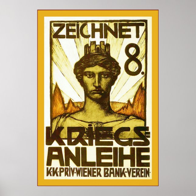 Zeichnet 8 ~ Vintage Världskrig 1 Poster (Framsidan)