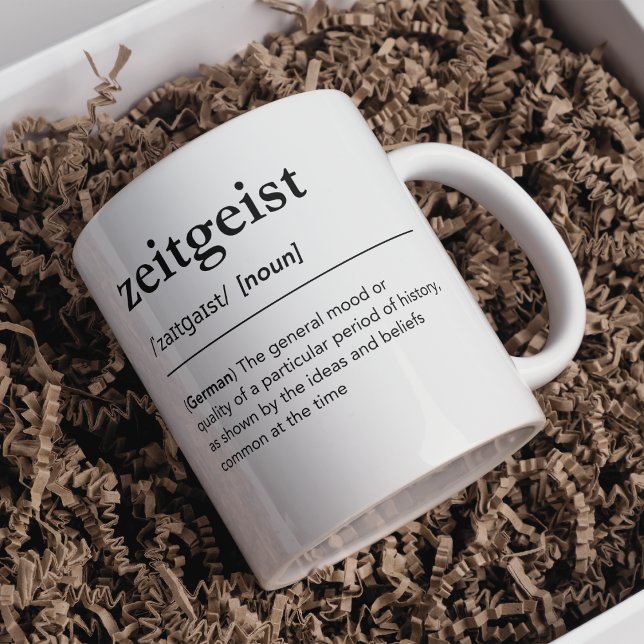 Zeitgeist Definition German Contemporary Kaffemugg (Skapare uppladdad)