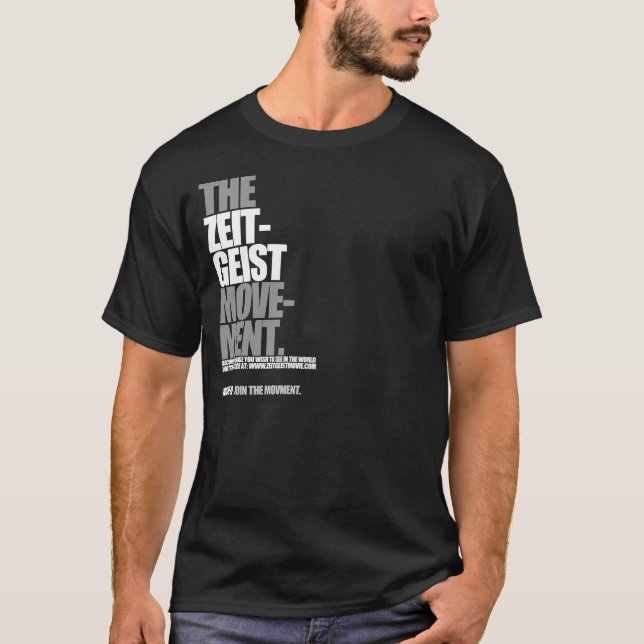 Zeitgeiströrelsen. Vak upp T-shirt (Framsida)