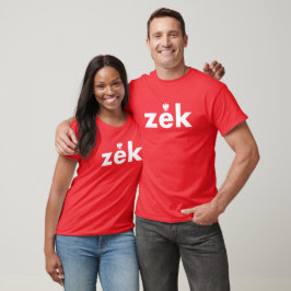 Zek Polska efternamnsskjorta T Shirt