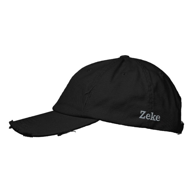 "Zeke" Herrnamn Broderat, Broderad Keps (Vänster)