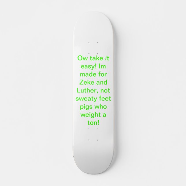 Zeke och luthers skateboard. skateboard bräda 19,5 cm (Framsida)
