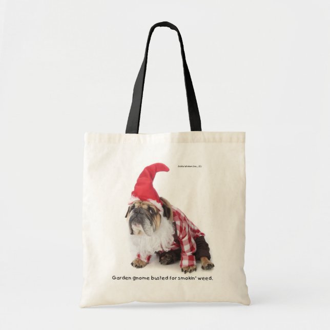 Zelda hänger lös den trädgårds- Gnometotot Tygkasse (Framsidan)