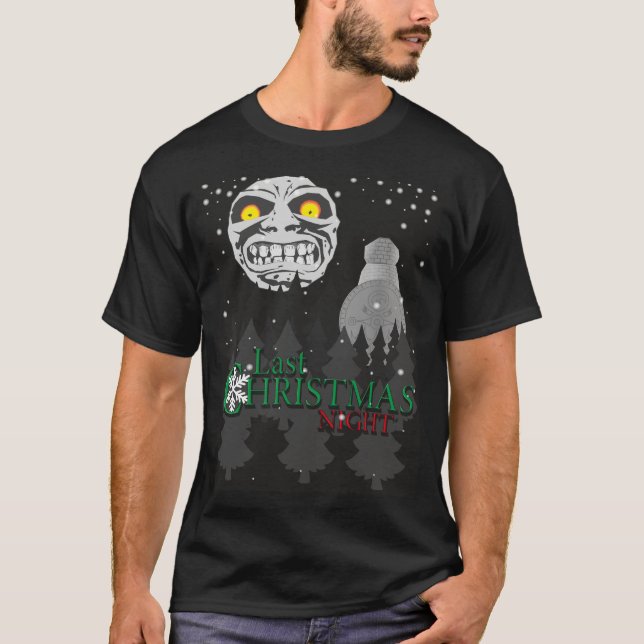 Zelda Majora's Mask T-shirt. CHRISTMAS T Shirt (Framsida)