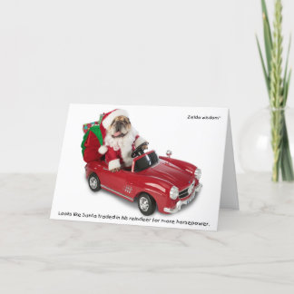 Zelda Santa Julhälsningar Card Helgkort