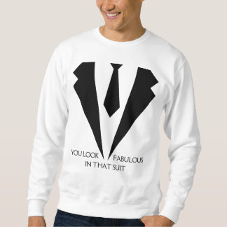 Zelensky Hoodie "Du ser Fabulous ut i Kostym" Lång Ärmad Tröja