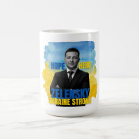 Zelensky Hope Hero Ukraina Strong