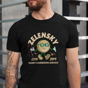 Zelensky Korruption Ukrainas penningtvätt T Shirt