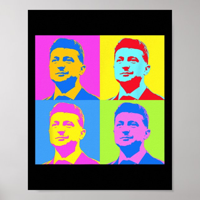 Zelensky Stå Med Ukraina Ukrainare Stöd Pop Poster (Framsidan)