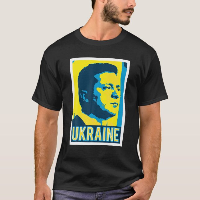 Zelensky - Ukraina T Shirt (Framsida)