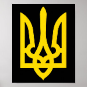 Zelensky Ukrainias president Volodymyr ukrainsk Poster